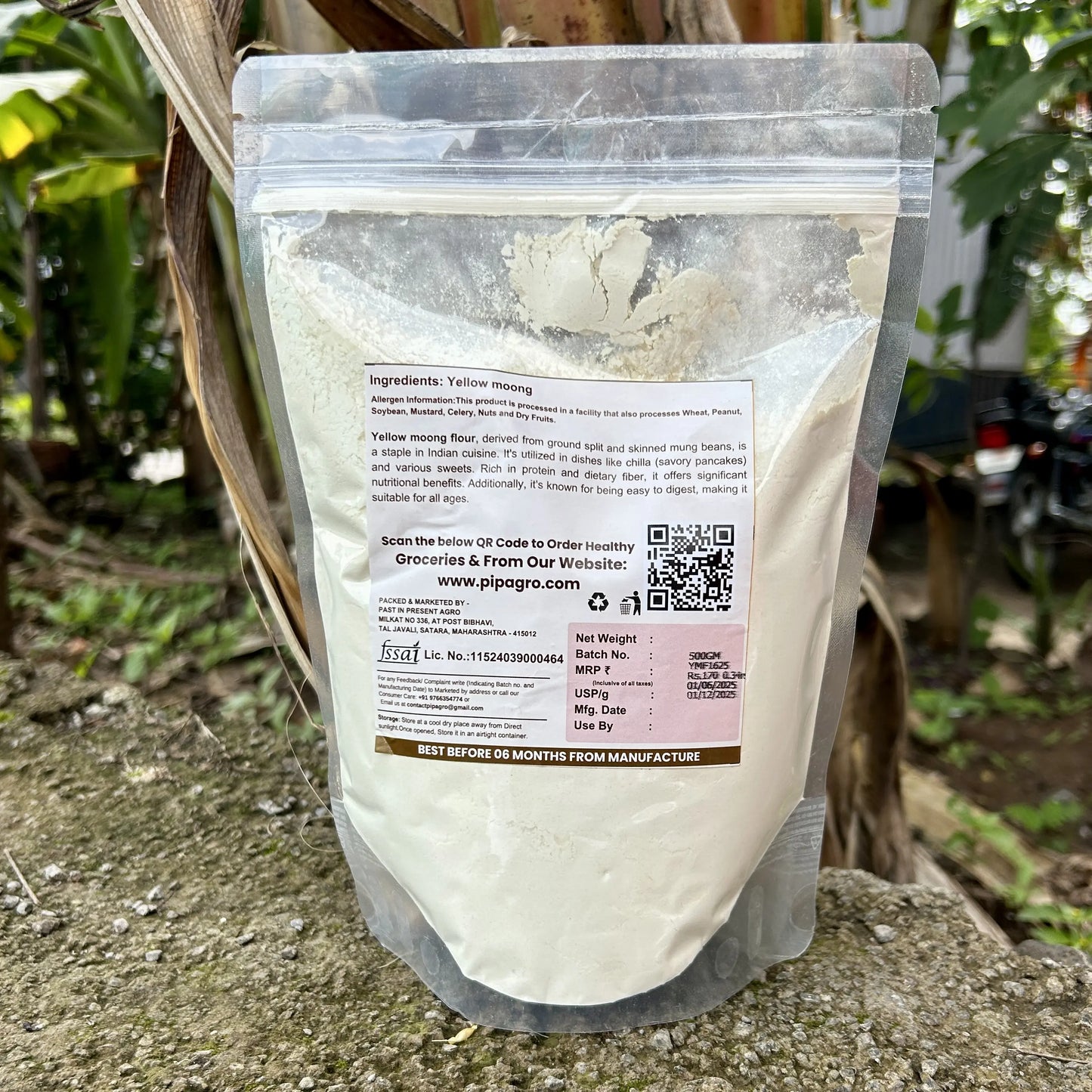 Yellow Moong Daal Flour 500g | मूग पिठ