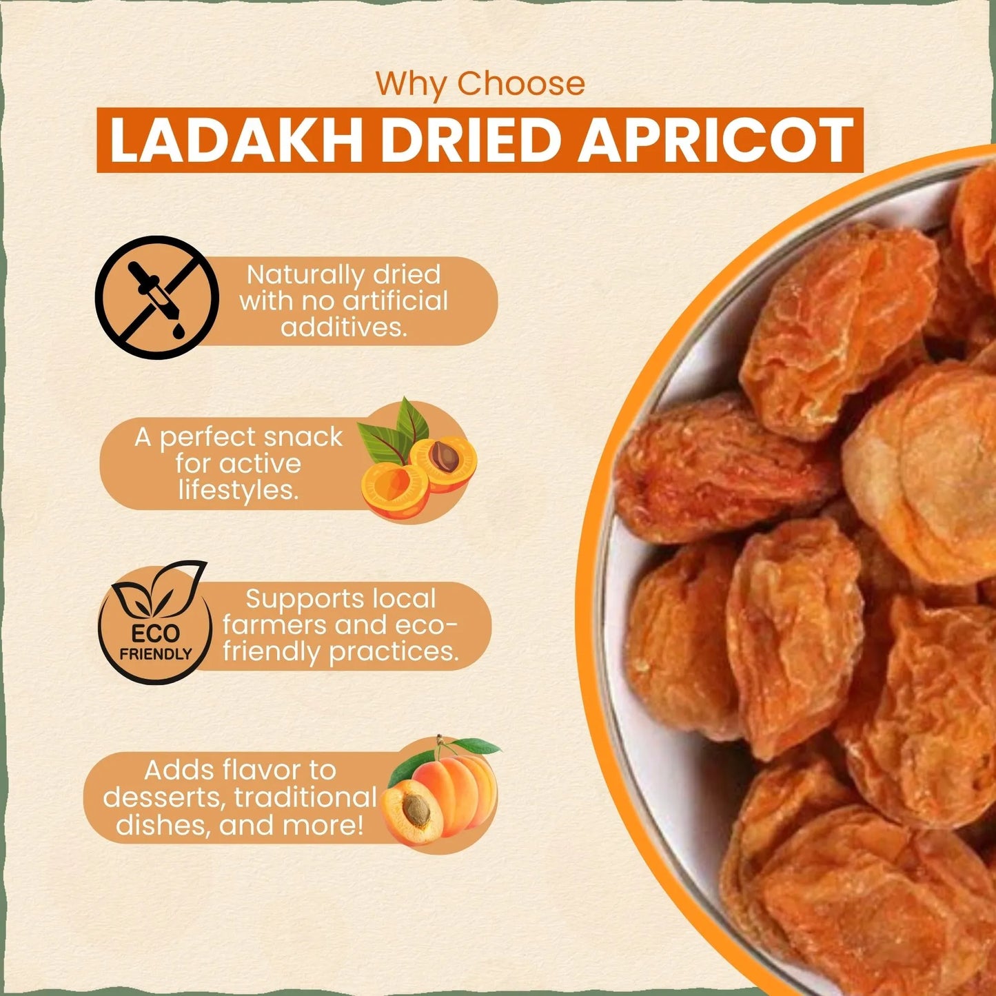 Ladakh Dried Apricot | एप्रीकॉट
