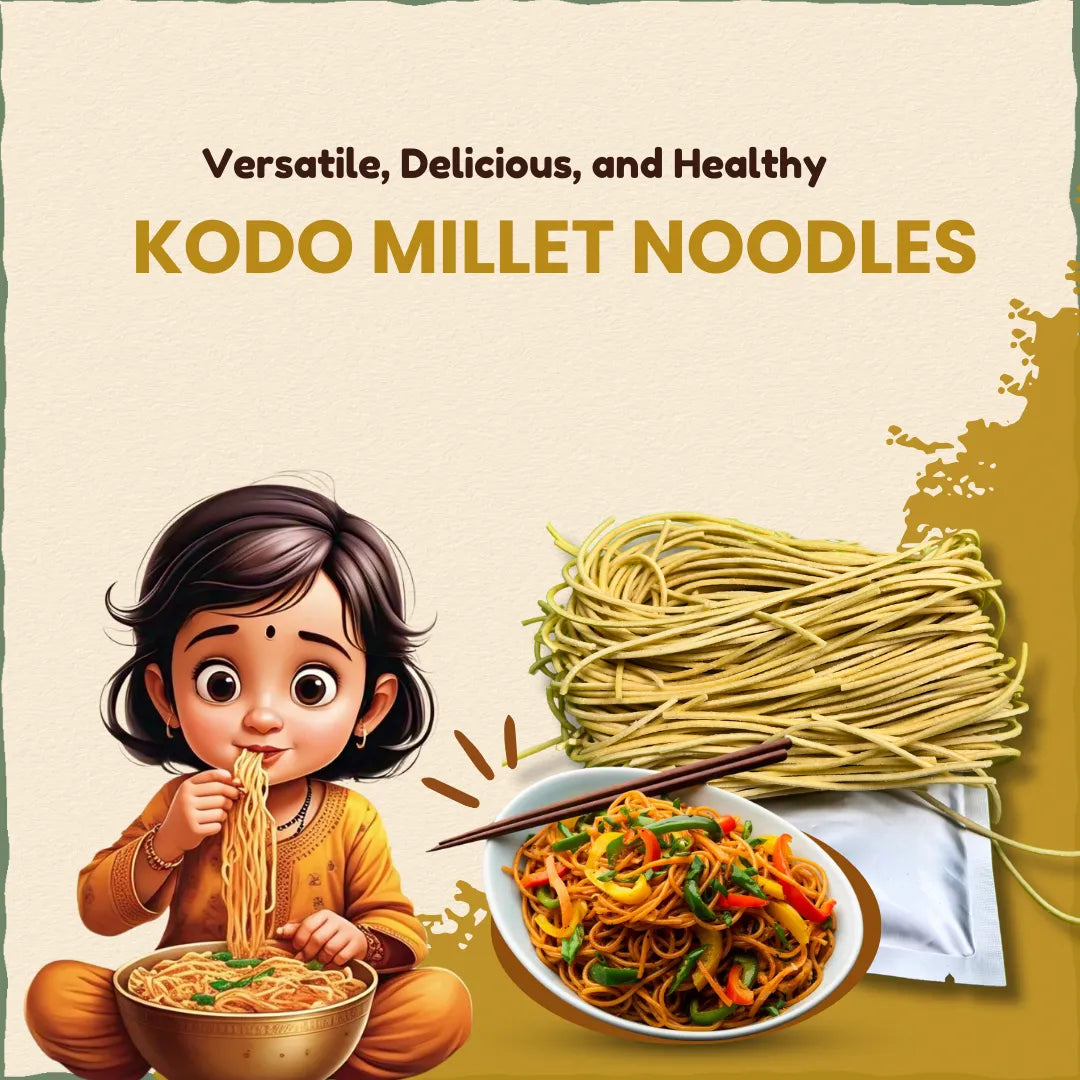 Kodo Millet Noodles 190g | No Preservative | कोडो नुडल्स