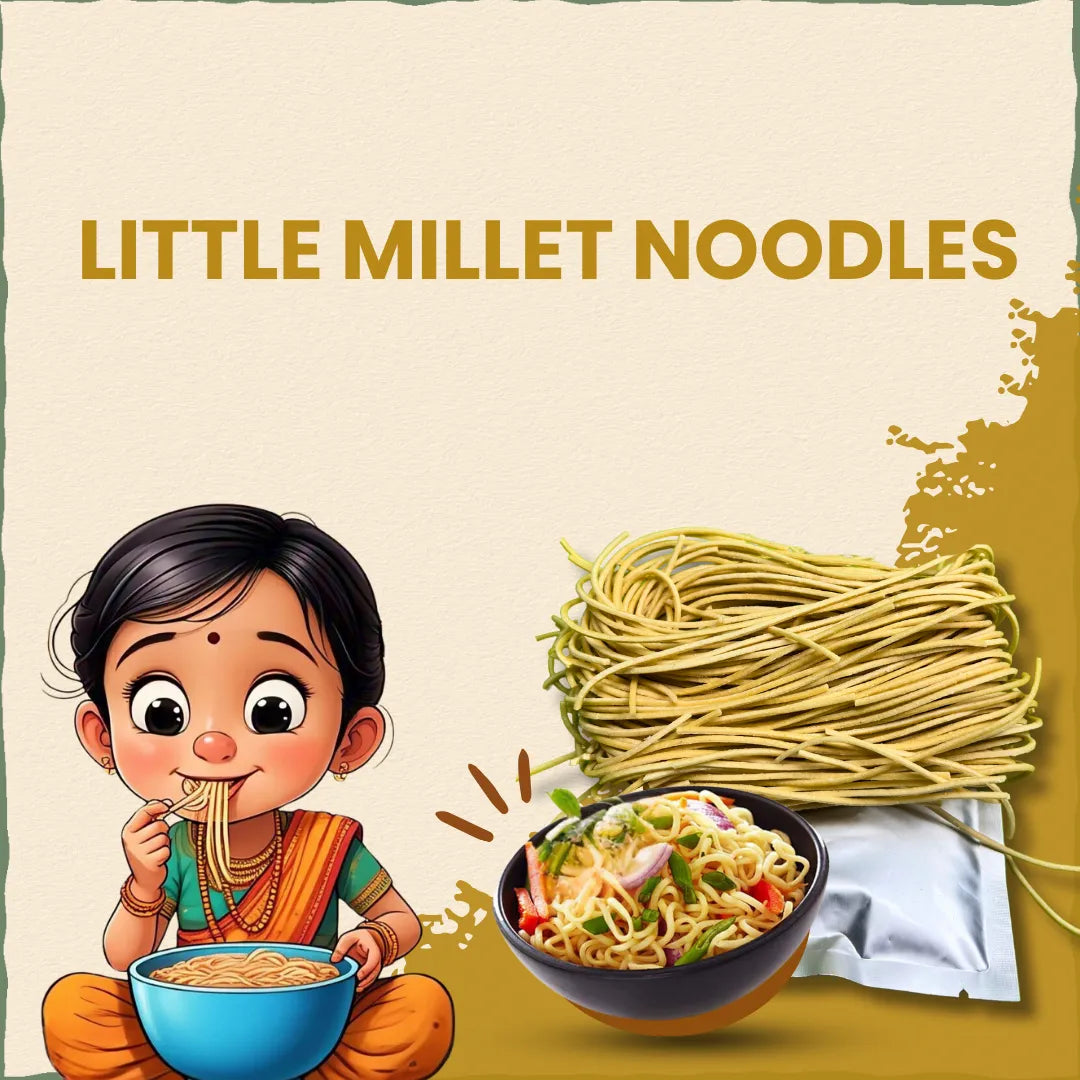 Little Millet Noodles 175 gm | No Preservative | लिट्ल नुडल्स