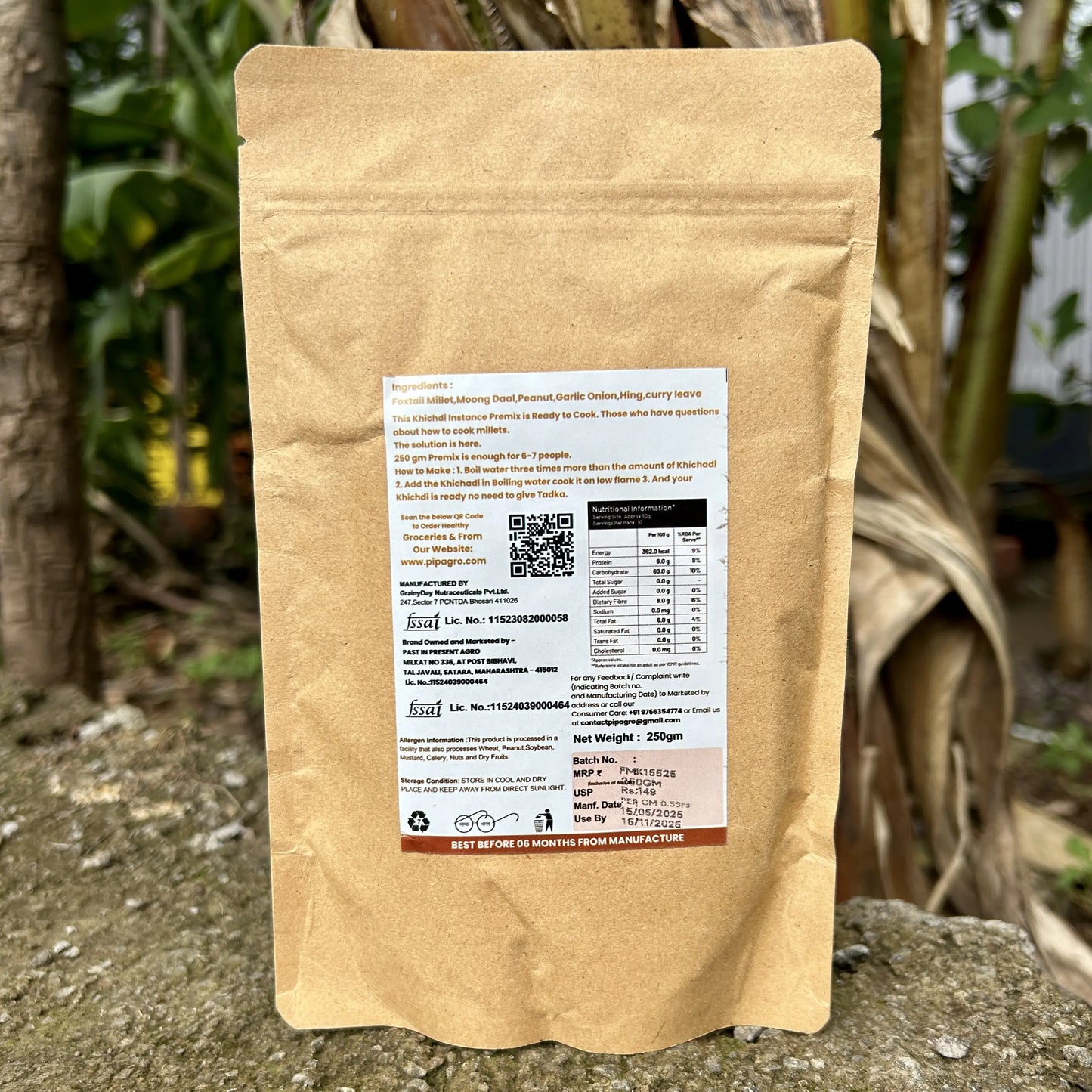 Foxtail Millet Khichadi Premix 250g | फॉक्स्टेल मिलेट खिचडी