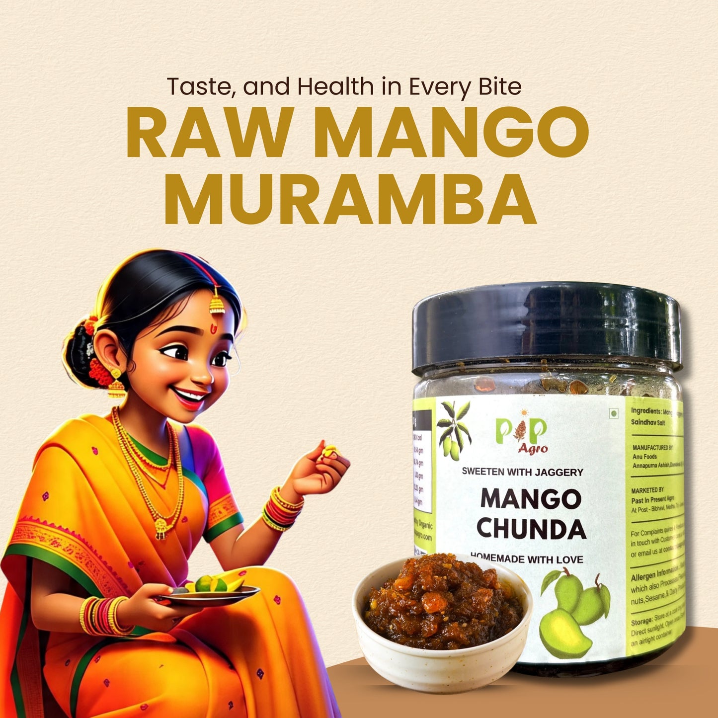 Raw Mango Muramba 300g | मँगो मुरब्बा