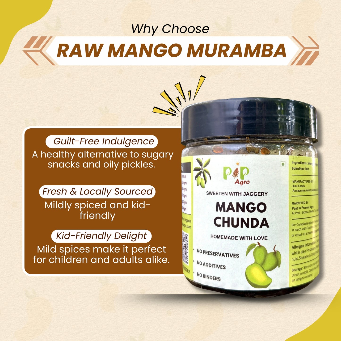 Raw Mango Muramba 300g | मँगो मुरब्बा