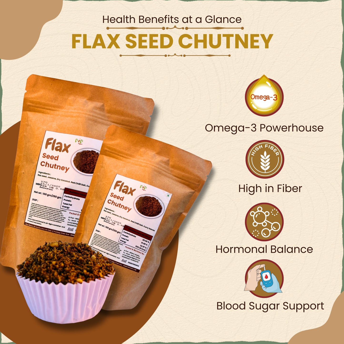 Fabulous Flax Seed Chutney | Jawas Chutney | जवस चटणी
