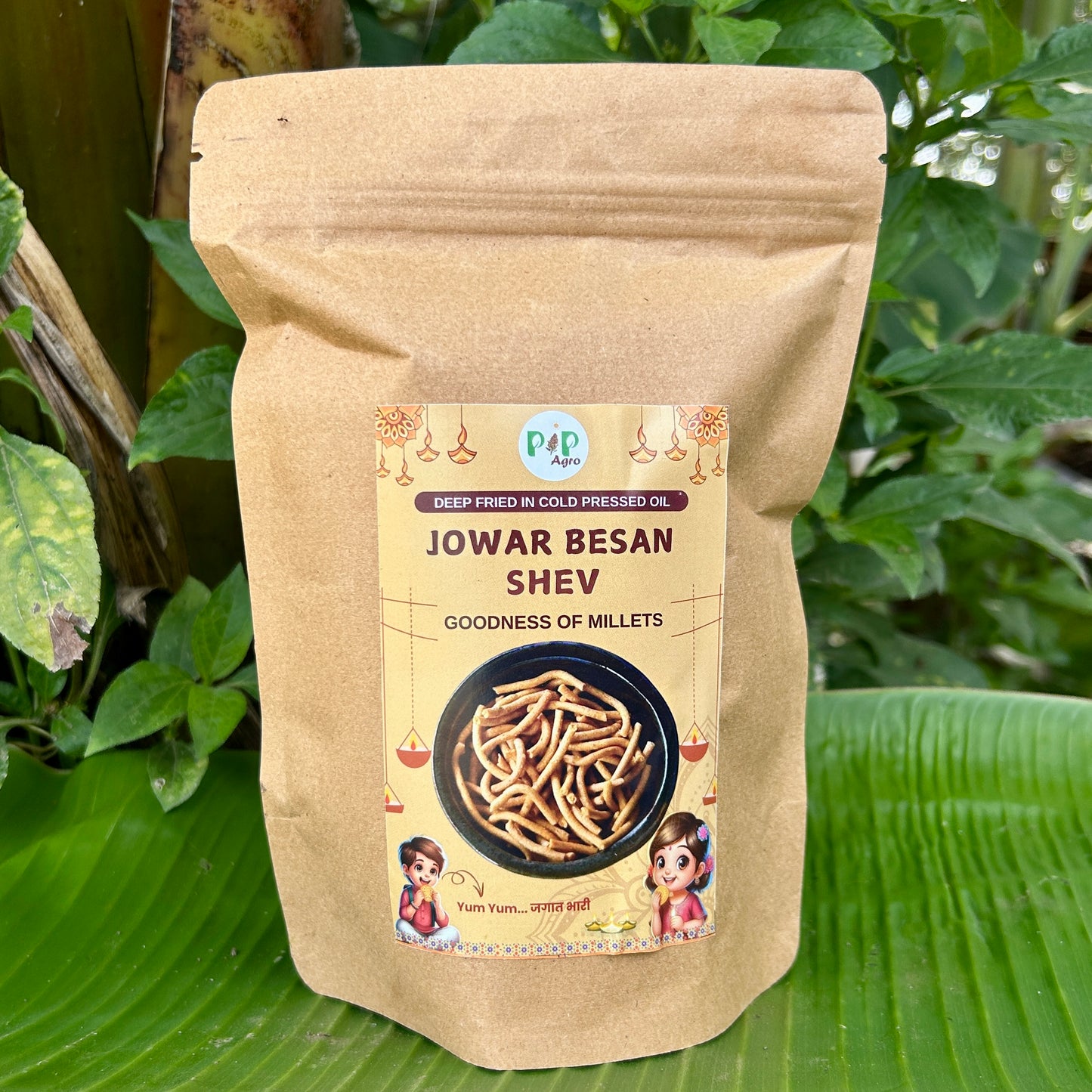 Jowar-Besan Sev | Deep Fried in Wooden Pressed Groundnut Oil | ज्वारीची शेव