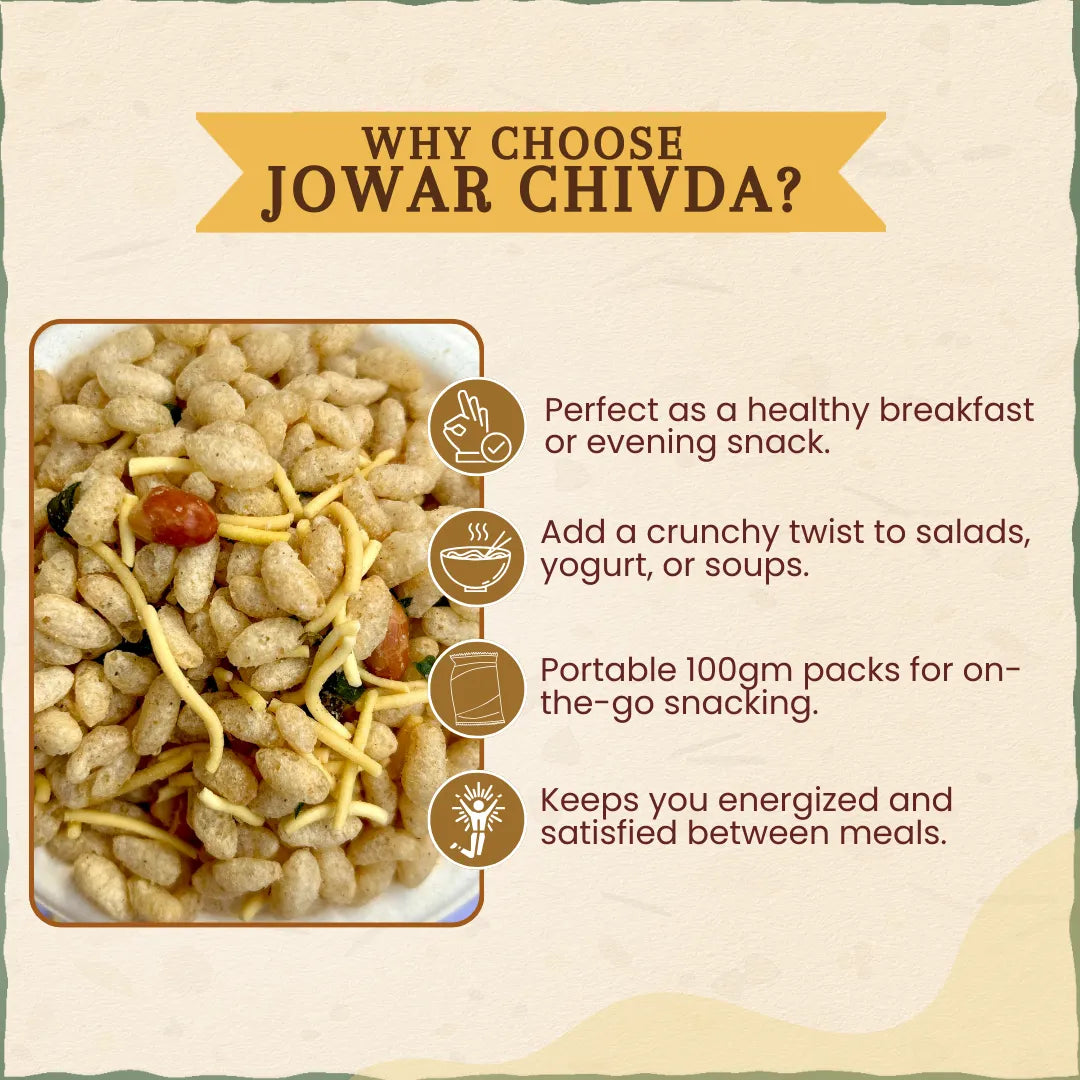 Roasted Jowar / Jwari Murmure / KURMURA Chivda | ज्वारी चिवडा