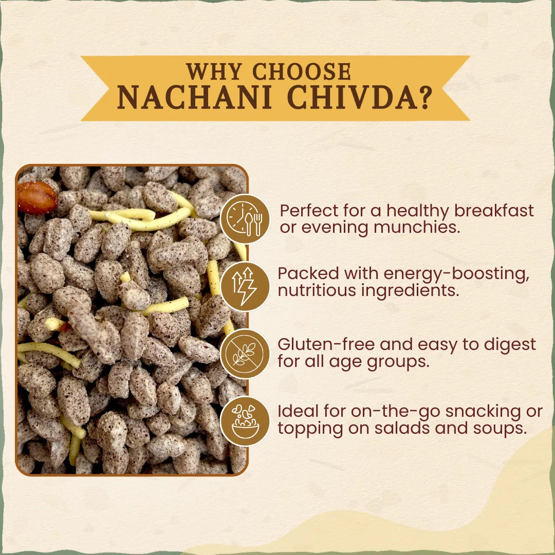Roasted Nachani / Ragi Murmure / KURMURA Chivda | नाचणी चिवडा