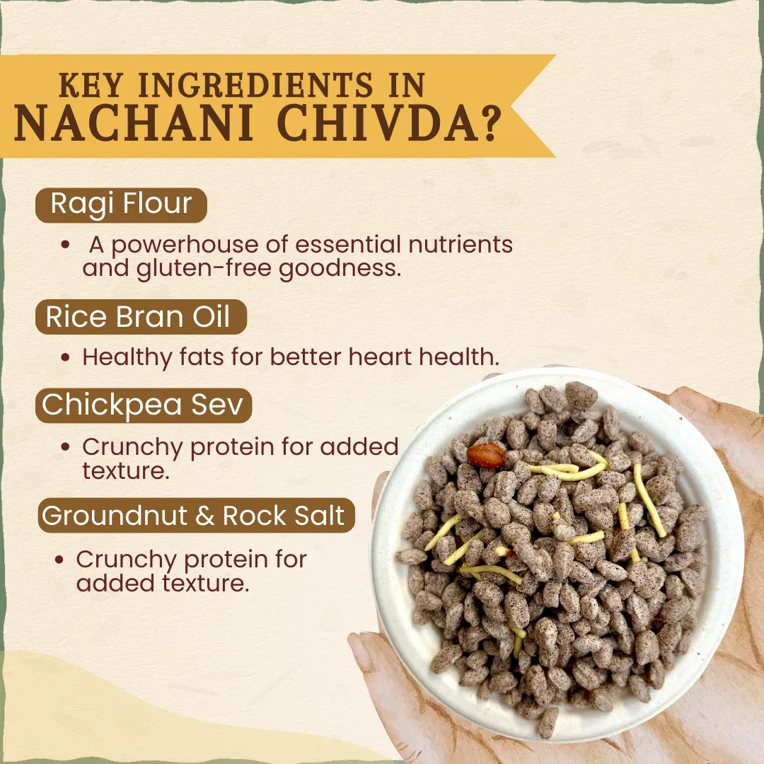 Roasted Nachani / Ragi Murmure / KURMURA Chivda | नाचणी चिवडा