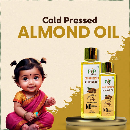 Almond / Badam Wooden Cold Pressed Oil 100 ml | बदाम तेल
