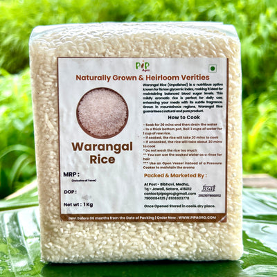 Warangal Rice (Semi Polished) / वरंगळ तांदूळ