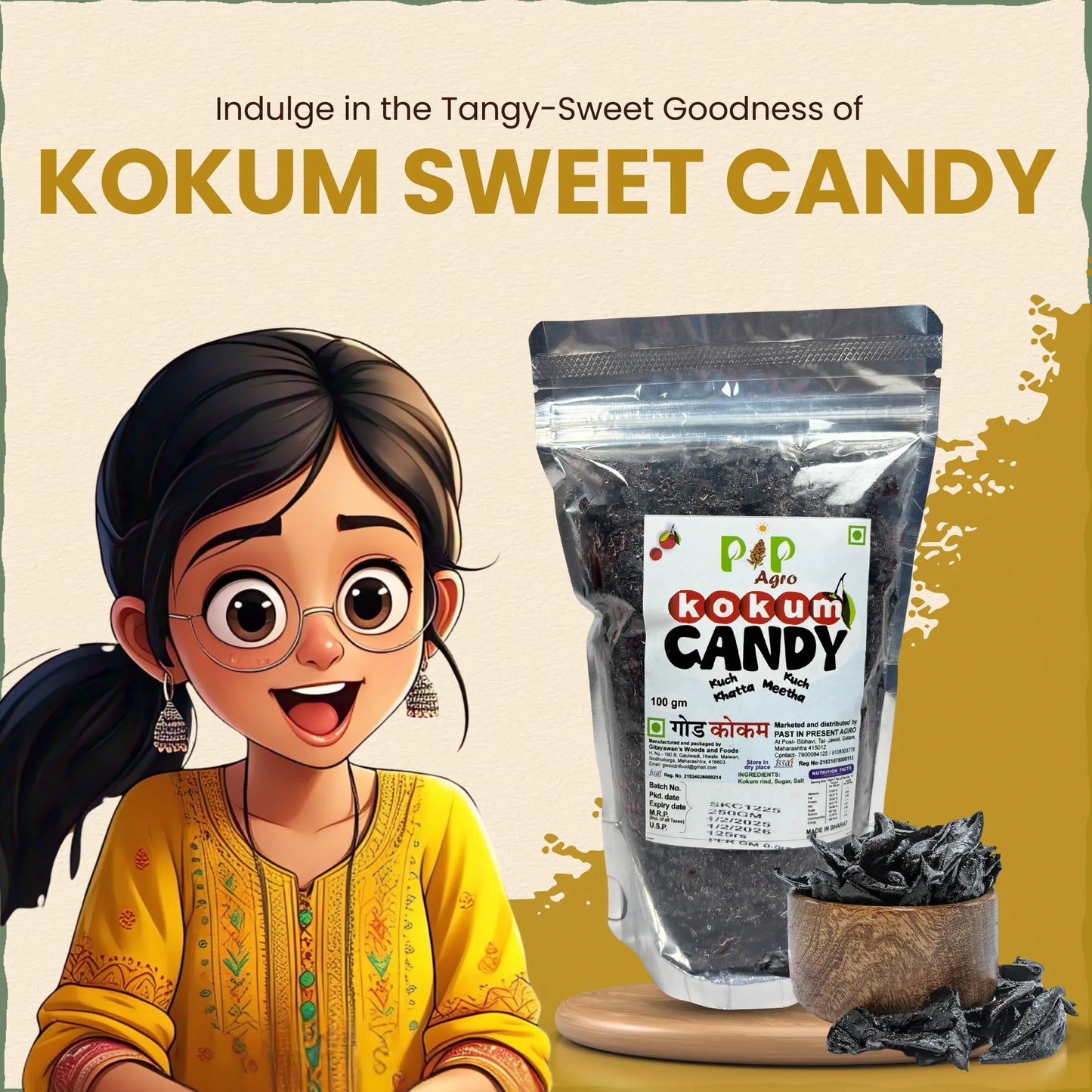 Kokum sweet Candy | Healthy Khatta Meetha | कोकम स्वीट कँडी