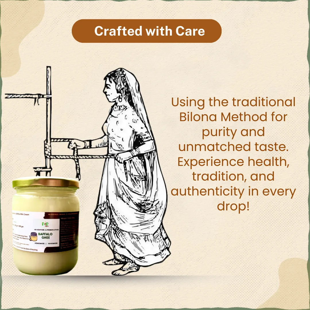 A2 Buffalo Ghee | Bilona Method | म्हैशीचे तूप