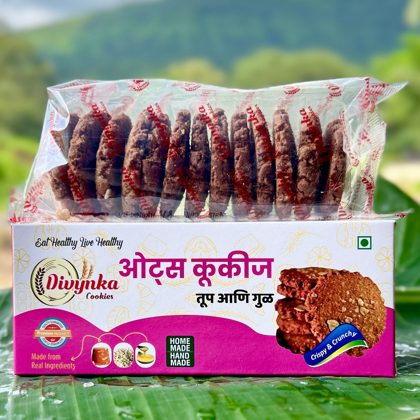 Oats Ghee-Jaggery Cookies | ओट्स कुकीज