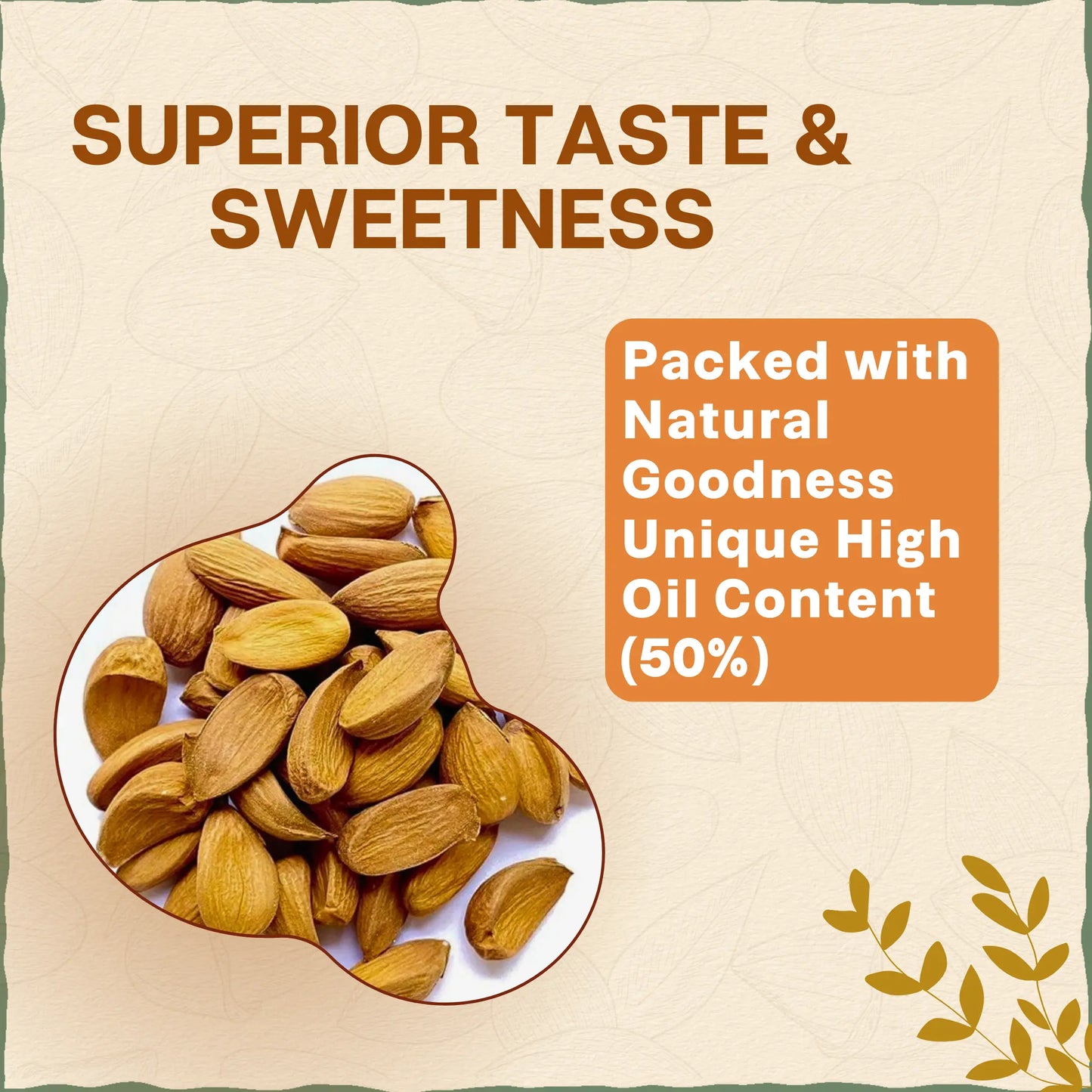Curved Mamra Giri Badam / Almond | वाकडे मामरा बदाम