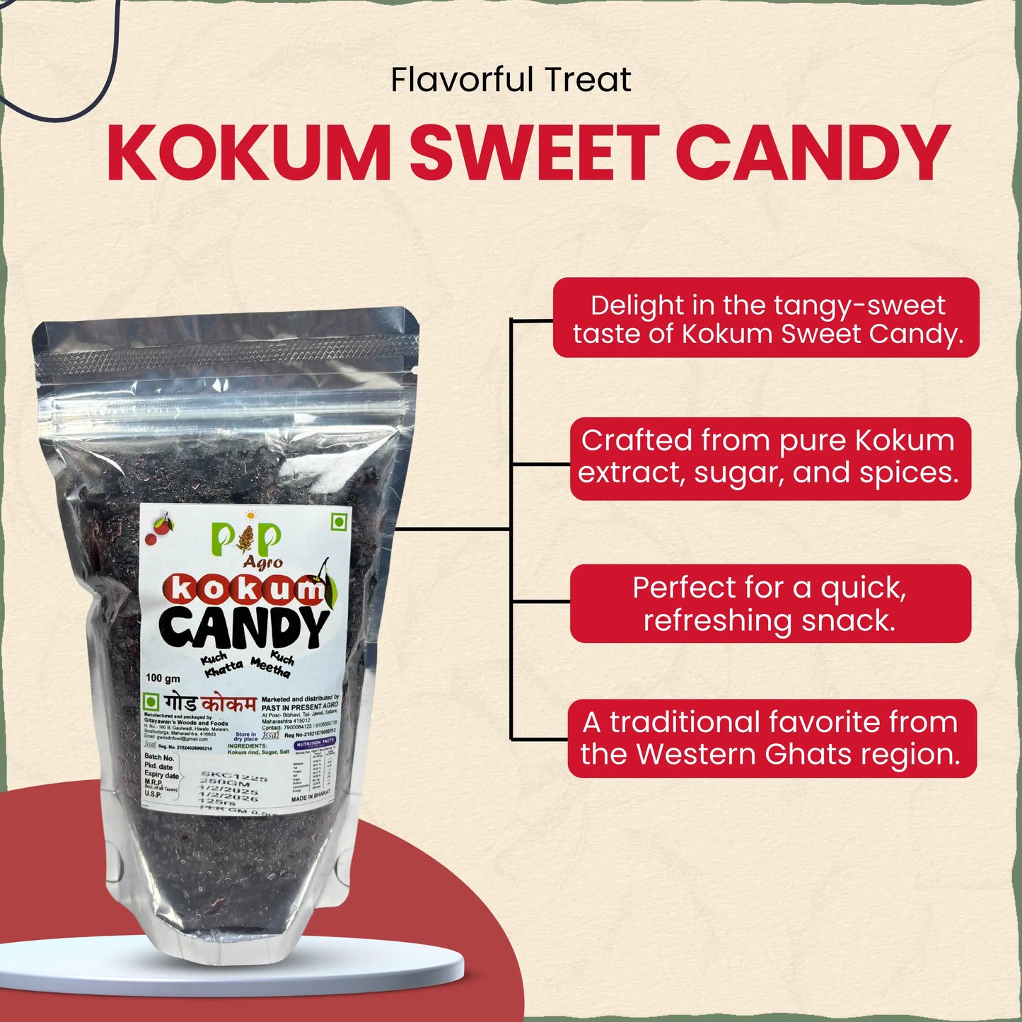 Kokum sweet Candy | Healthy Khatta Meetha | कोकम स्वीट कँडी
