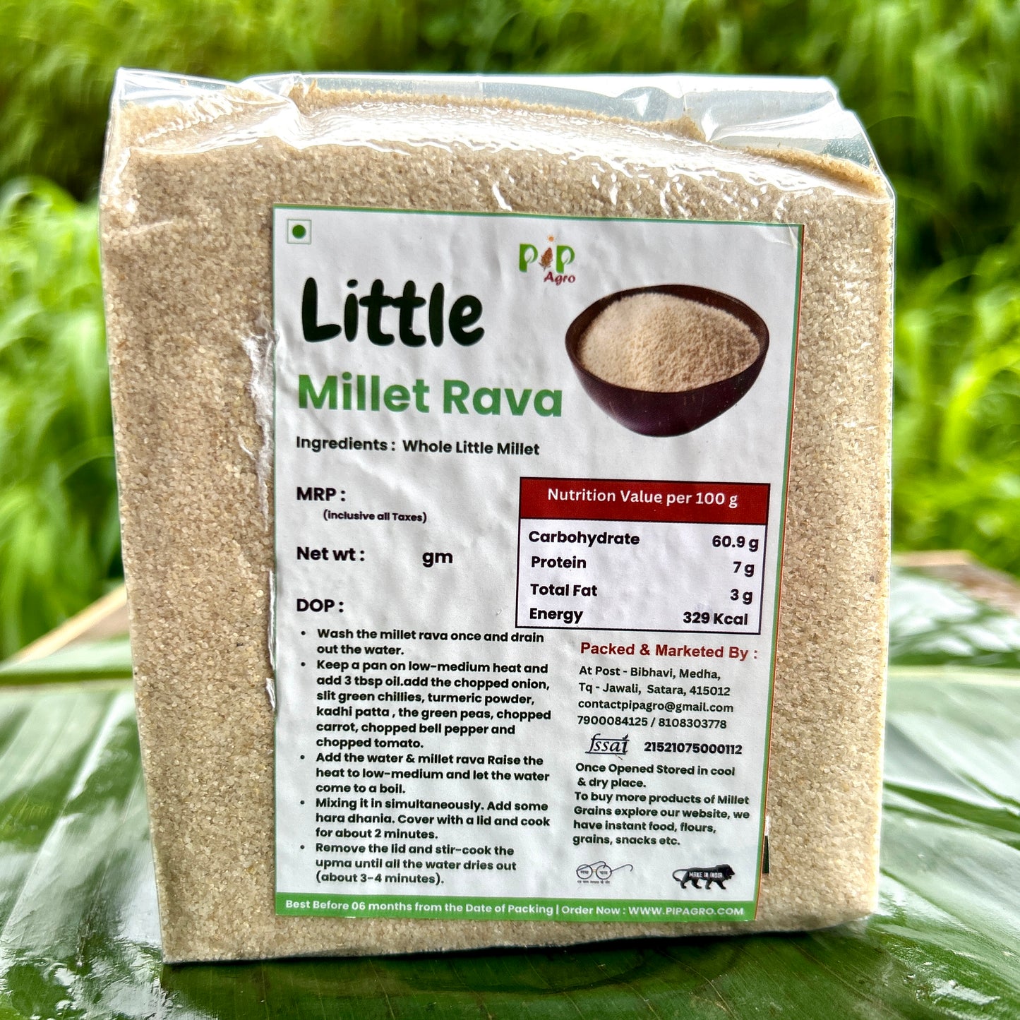 Little Millet Rava 400g | लिट्ल मिलेट रवा
