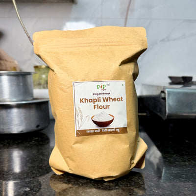 Khapli Wheat Flour (Emmer Wheat Grain) | खपली पीठ