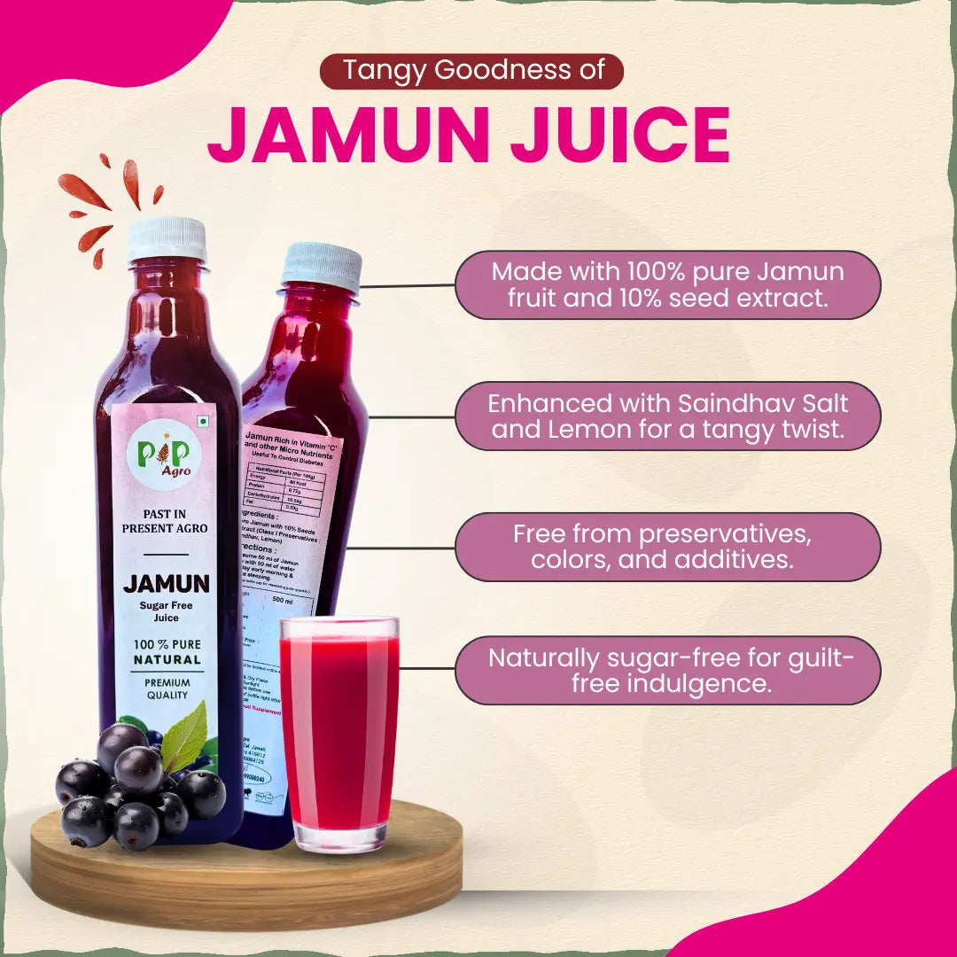 Jamun Sugar Free Juice 500 ml | जांभुळ ज्यूस