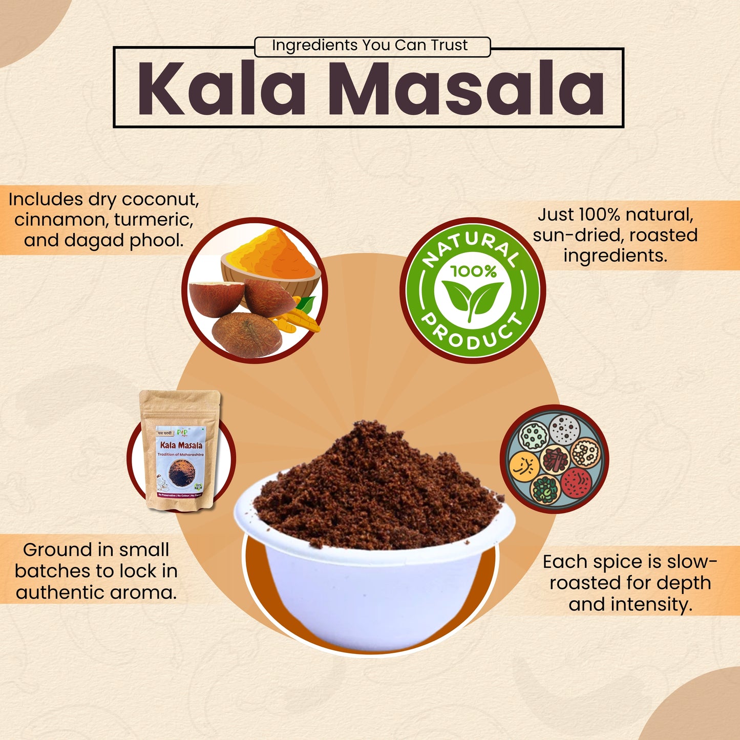 Traditional Kala Masala | पारंपारिक काळा मसाला