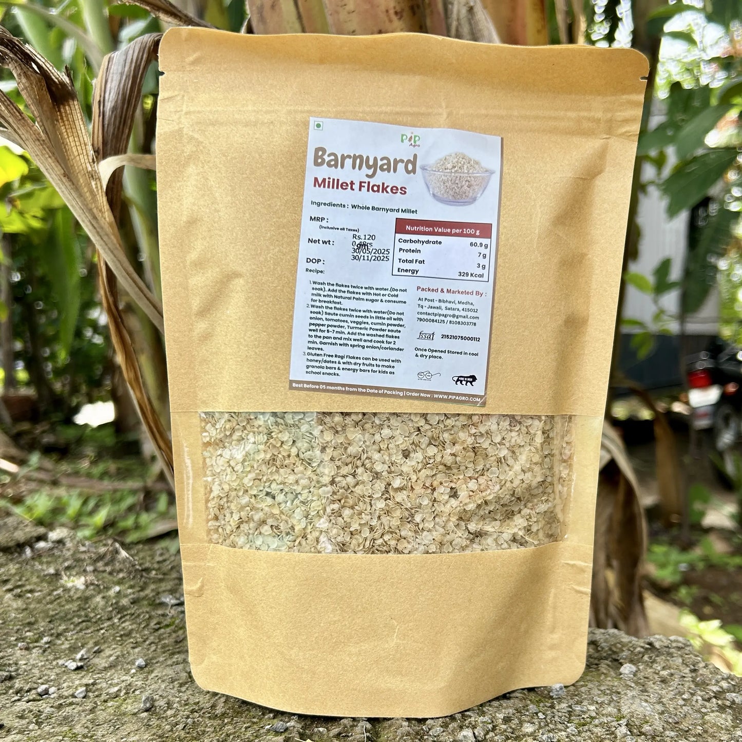 Barnyard Millet Flakes / Poha 250g | बार्नयार्ड पोहे