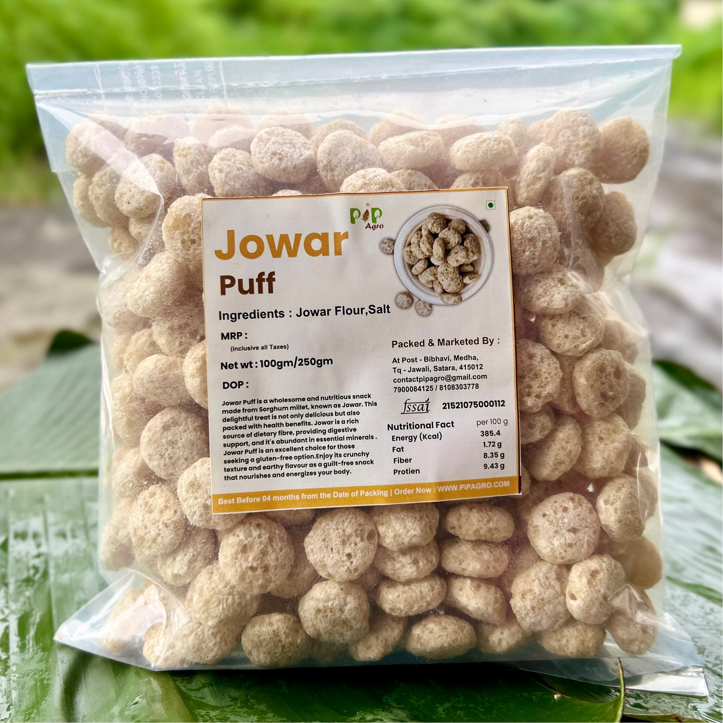 Roasted Jwari / Jowar Puff | ज्वारी पफ
