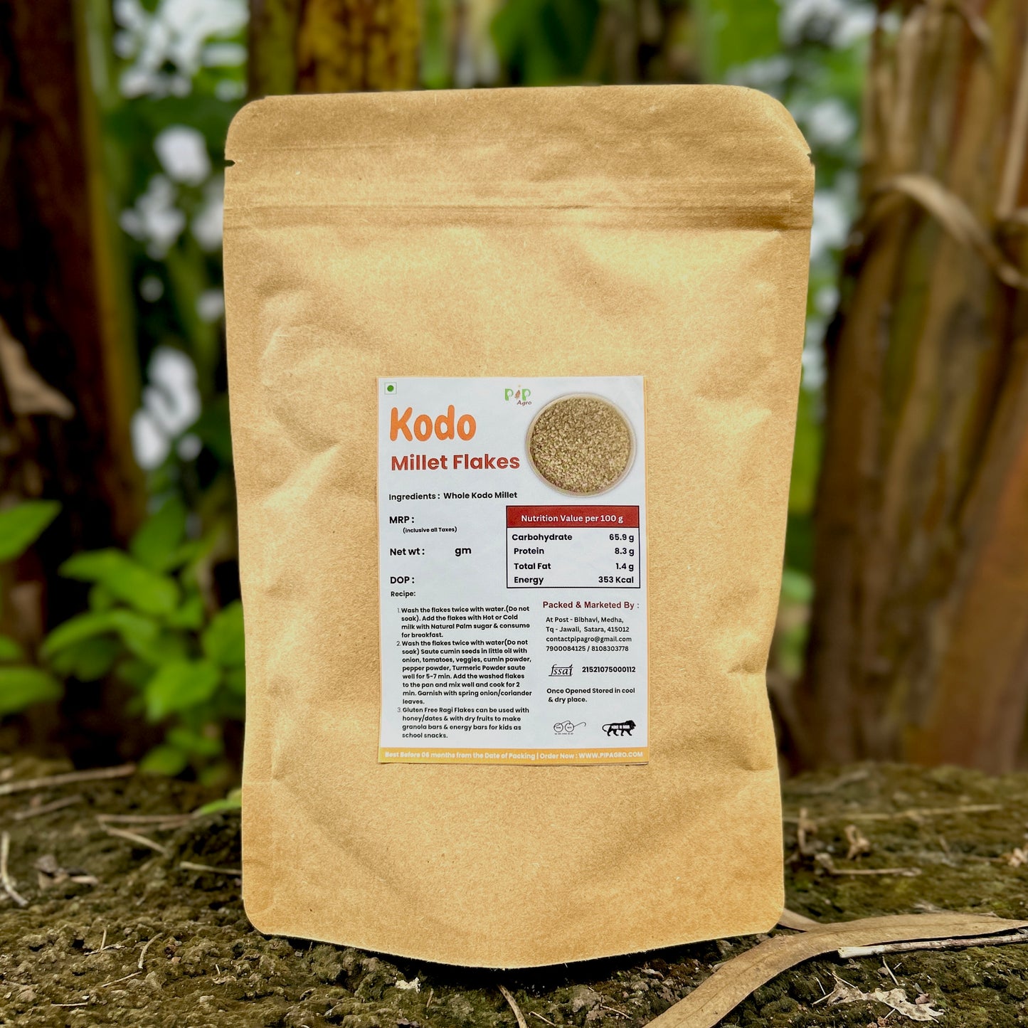 Kodo Millet Flakes / Poha 250g | कोडो फ्लेक्स