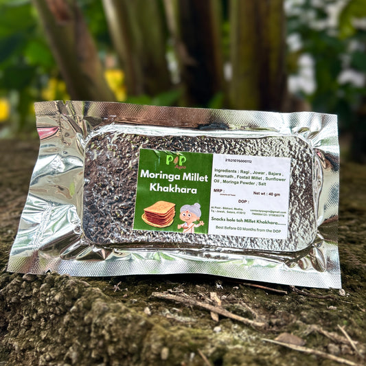 Millet Moringa khakhra 40g | NO Palm Oil | मोरींगा खाकरा