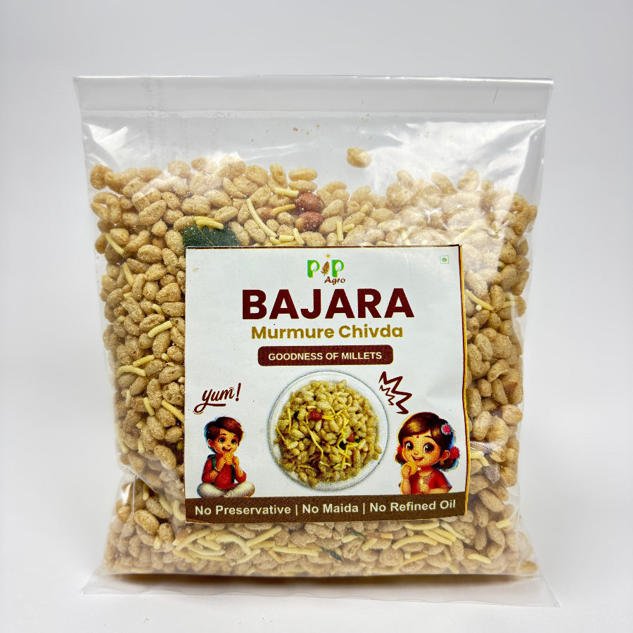 Roasted Bajra Murmure Chivda / KURMURA | बाजरी चिवडा