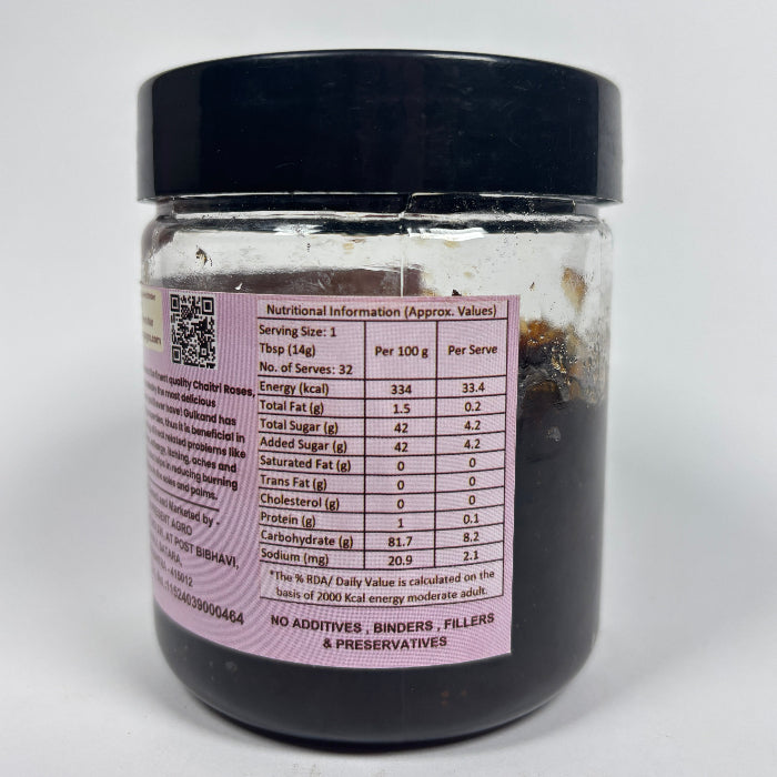 Desi Gulab Gulkand 250g | Jam Sweetened with Raw Sugar (Mishri) | गुलकंद