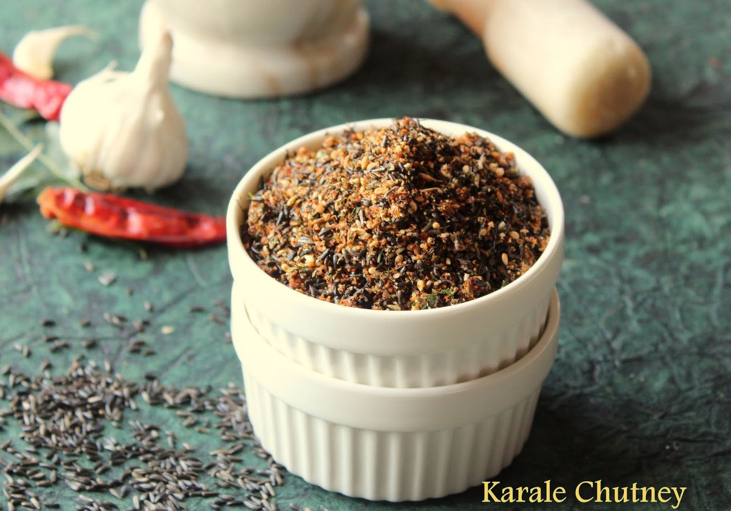 Nice Niger Seed Chutney | Karale Chutney | कारल चटणी