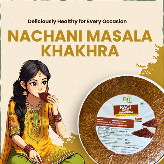 Ragi/Nachani Masala Khakhra 200g | NO Palm Oil | नाचणी मसाला खाखरा