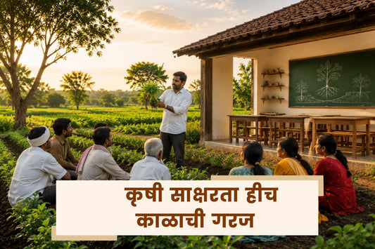 कृषी साक्षरता आजच्या काळाची प्रमुख गरज!