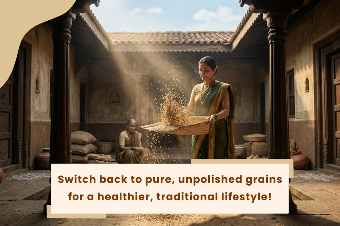 Switch back to pure unpolished grains 