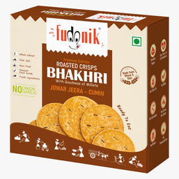 Roasted Jowar Jeera BHAKHRI Crisps 200g | भाजलेली ज्वारी भाकरी