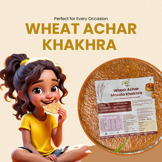 Wheat Achar Khakhra 200g | NO Palm Oil | गहू आचार खाखरा