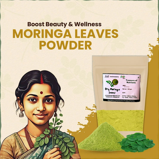 Moringa Leaves Powder 100 gm | Drumstick Leaf Powder | मोरिंगा पावडर