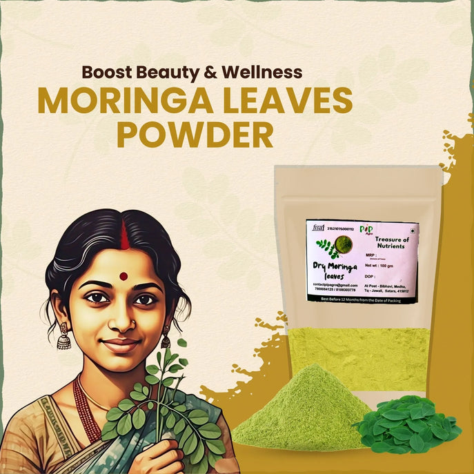 Moringa Leaves Powder | Drumstick Leaf Powder | मोरिंगा पावडर