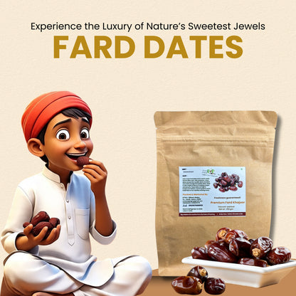 Premium Quality Fard Dates 250g | Khajur Dry Fruit | Natural Sweetener | फर्द खजूर