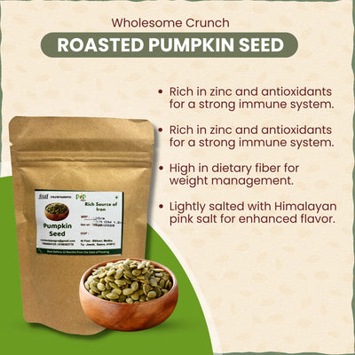 Healthy Roasted Pumpkin Seed | खारट भोपळा बी