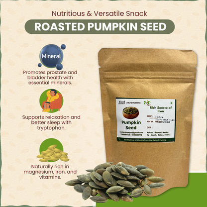 Healthy Roasted Pumpkin Seed 100g | खारट भोपळा बी