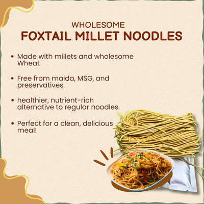 Foxtail Millet Noodles 190g | फॉक्सटेल मिलेट नूडल्स
