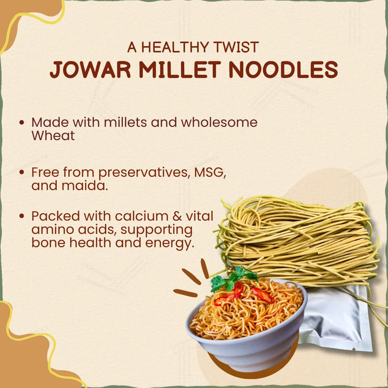 Jwari / Jowar / Sorghum Millet Noodles 190g | ज्वारी नुडल्स