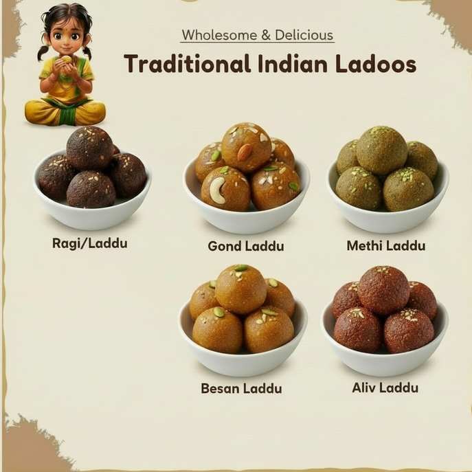 Ghee Jaggery Ladoo Combo | लाडू कोम्बो
