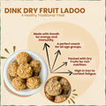 Gond / Dink DryFruit Ladoo / Laddu | डिंक लाडू
