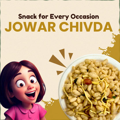 Roasted Jowar / Jwari Murmure /  KURMURA Chivda | ज्वारी चिवडा