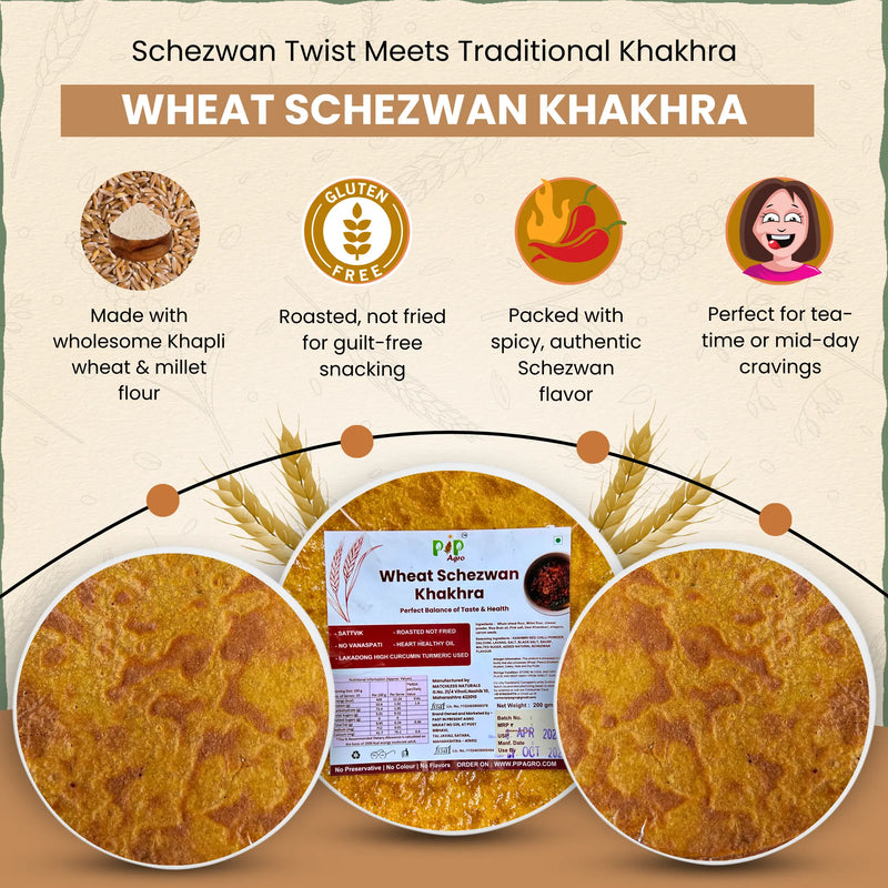 Wheat Schezwan Khakhra | गहू शेजवान खाखरा