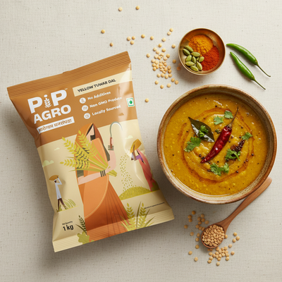 Unpolished Yellow Tuwar Dal / Toor Dal | तूरडाळ