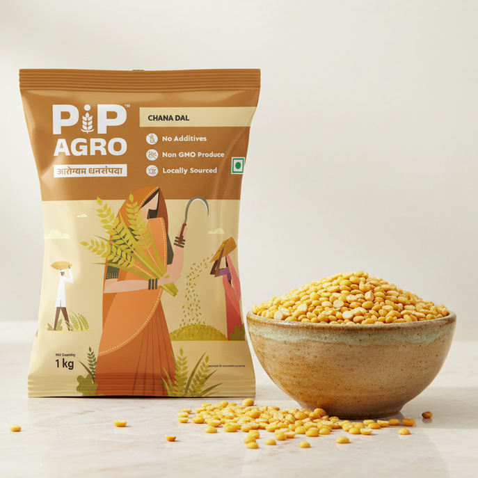 Unpolished Chana Dal / Bengal Gram Dal | चणा डाळ