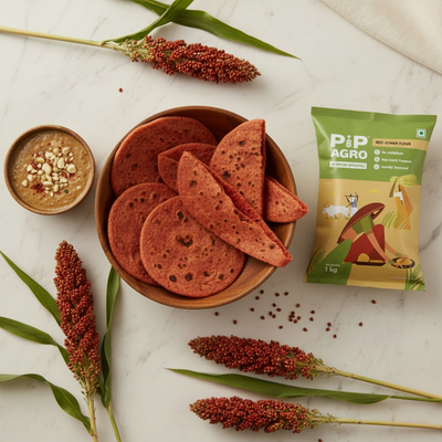 Red Jowar Flour | लाल ज्वारी पीठ
