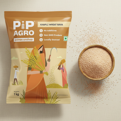 Khapli Wheat Rava | खपली गहू रवा